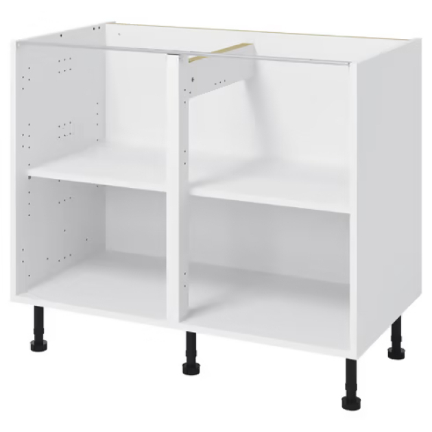 Caisson bas blanc - L. 100 x H. 87 x P. 57cm