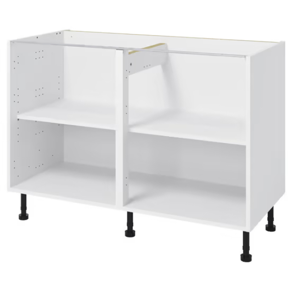 Caisson bas blanc - L. 120 x H. 87 x P. 57cm