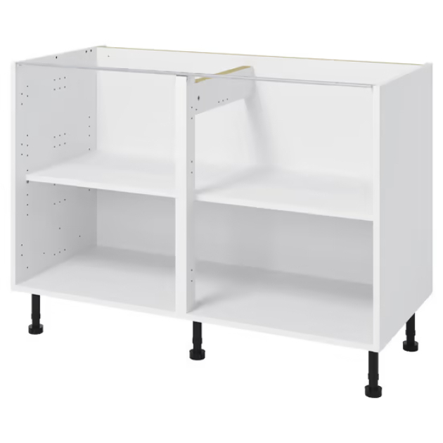 Caisson bas blanc - L. 120 x H. 87 x P. 57cm