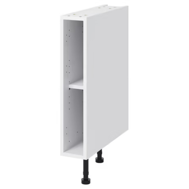 Caisson bas blanc - L. 15 x H. 87 x P. 57cm