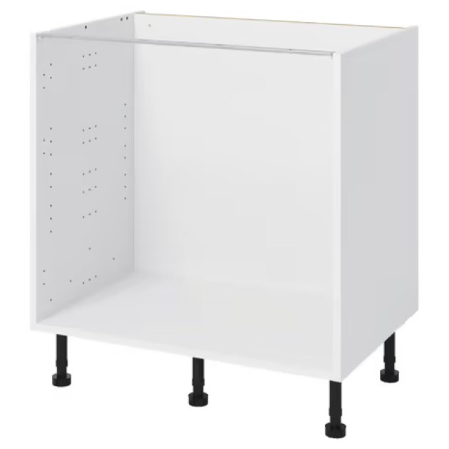 Caisson bas blanc - L. 80 x H. 87 x P. 57cm