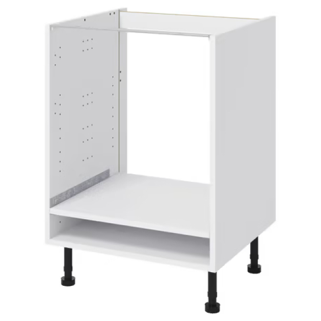 Caisson bas four blanc - L. 60 x H. 87 x P. 57cm