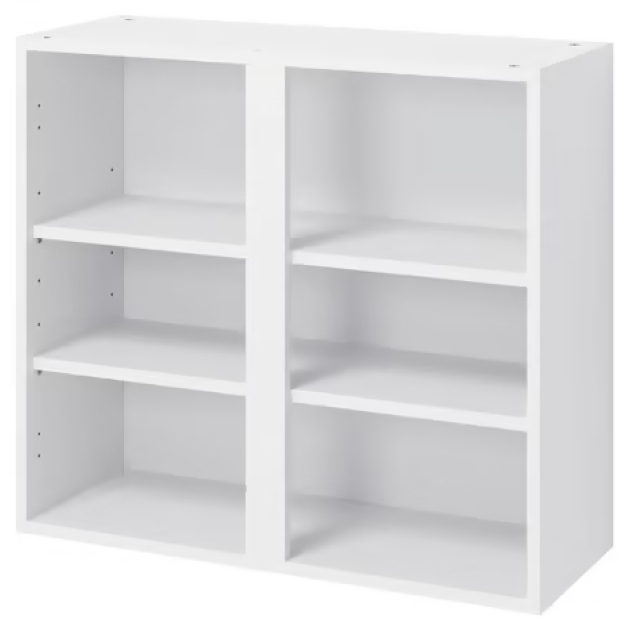 Caisson haut blanc - L. 80 x H. 72 x P. 32cm