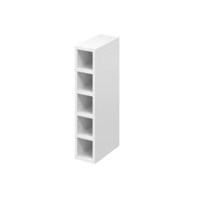 Caisson haut blanc l. 15 x H. 72 x P. 32cm