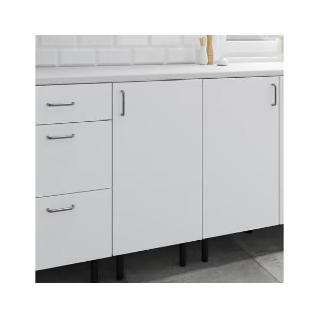 Meuble bas 1 porte _Pragma_ - Blanc - L. 40 x H. 86 x P. 59 cm (1)