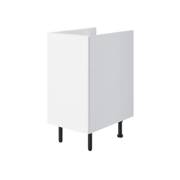 Meuble bas 1 porte _Pragma_ - Blanc - L. 40 x H. 86 x P. 59 cm
