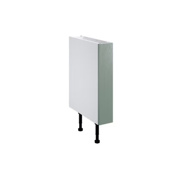 Meuble bas _Coline_ vert sauge l.15 x h.72 x p.57 cm 1 porte coulissante