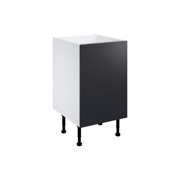 Meuble bas _Dorice_ anthracite mat l.50 x h.72 x p.57 cm 1 porte