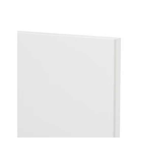 Meuble bas _Dorice_ blanc brillant l.50 x h.72 x p.57 cm 1 porte (1)