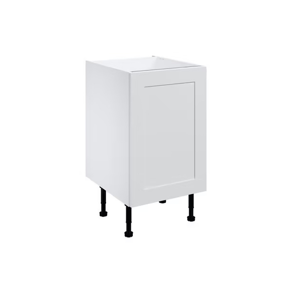 Meuble bas _Florie_ blanc mat l.50 x h.72 x p.57 cm 1 porte