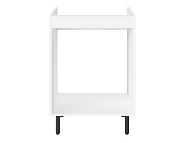 Meuble bas pour four _Pragma_ blanc L. 60 x H. 86 x P. 59 cm (1)